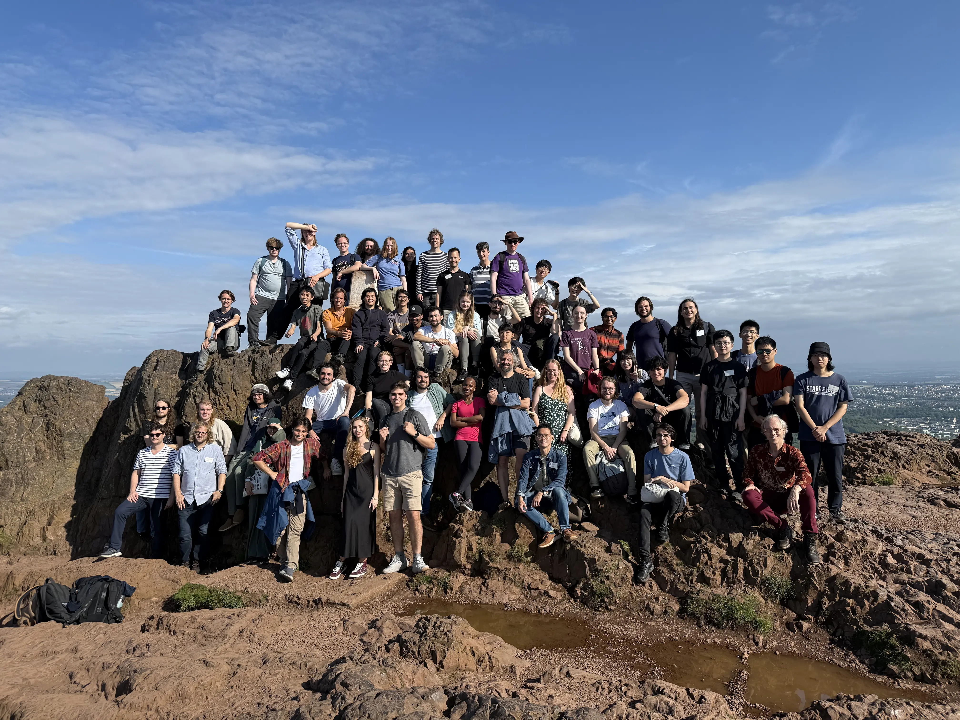 Group photo (Arthur's Seat)