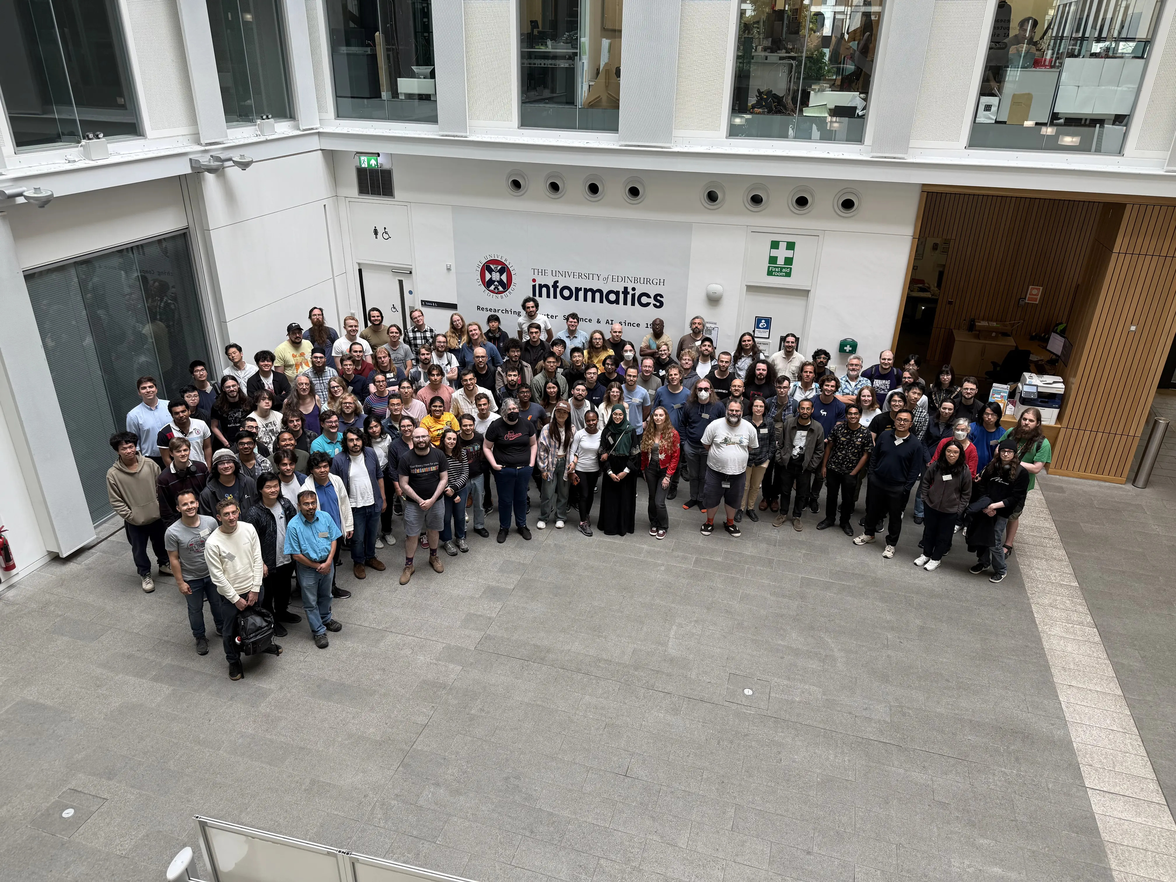 Group photo (Informatics Forum)